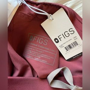 Cade Cargo Scrub Pants - Dark Cherry - XXS